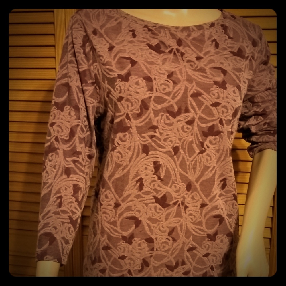 Mauve blouse